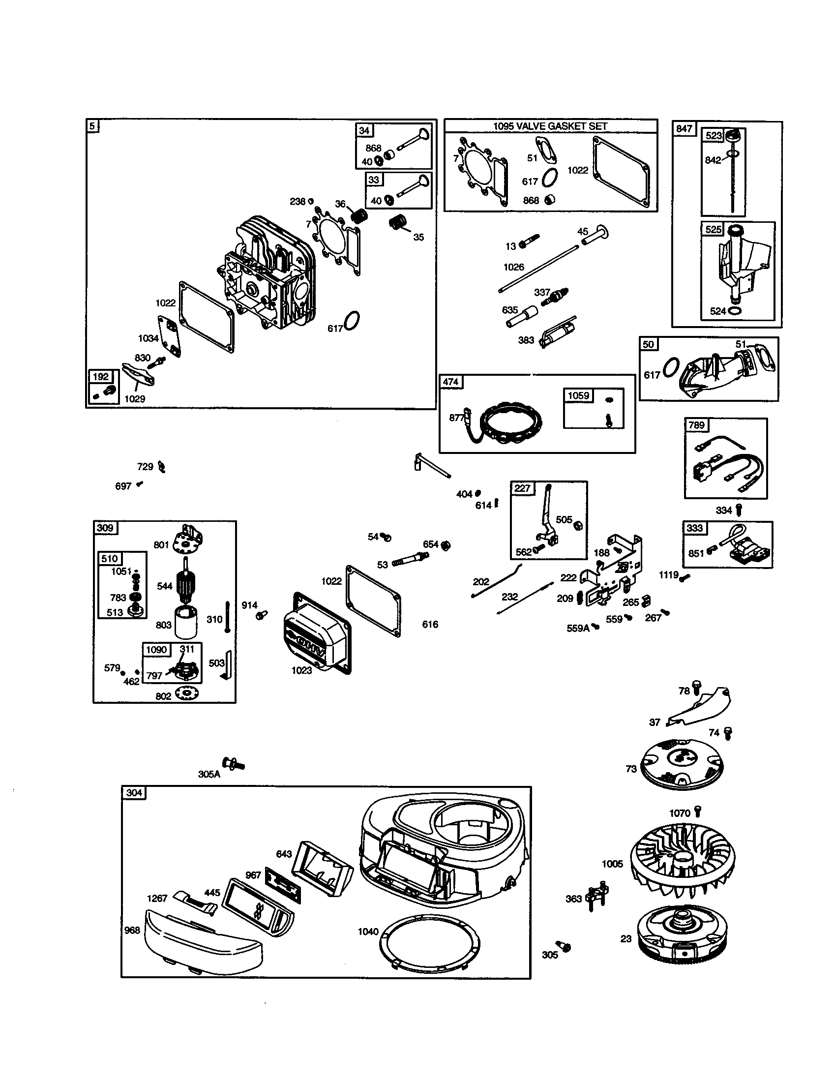 Cylinder head/blower housing
