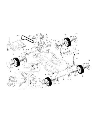 Wheels/tires/belt/drive cover