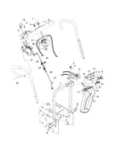Control panel/discharge chute