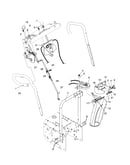 Control panel/discharge chute