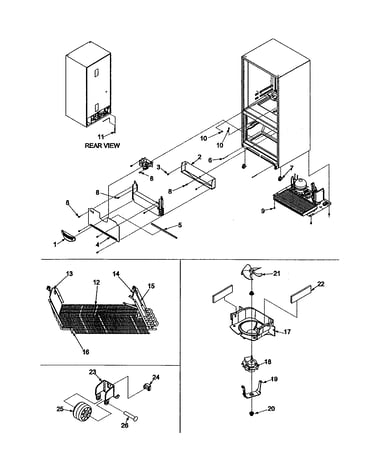 Evaporator area/rollers