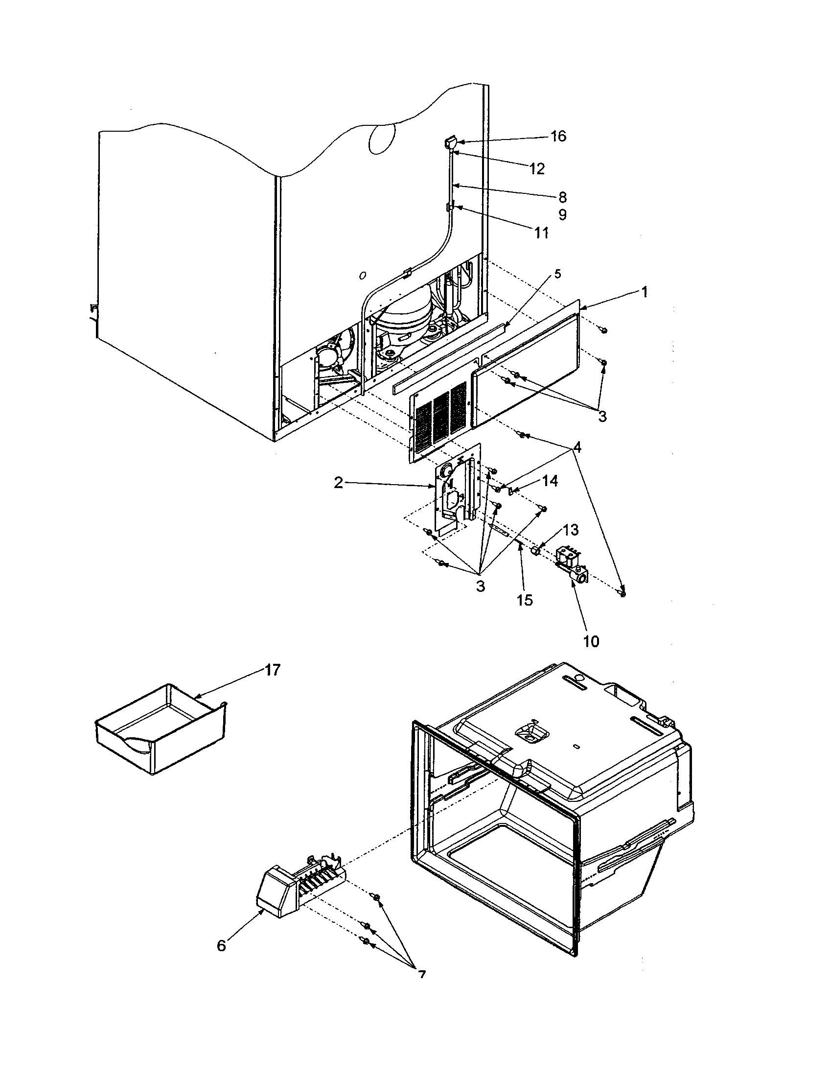 Cabinet back
