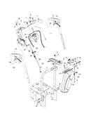 Control panel/discharge chute