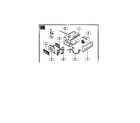 Panasonic CW-XC244HU control box assembly diagram