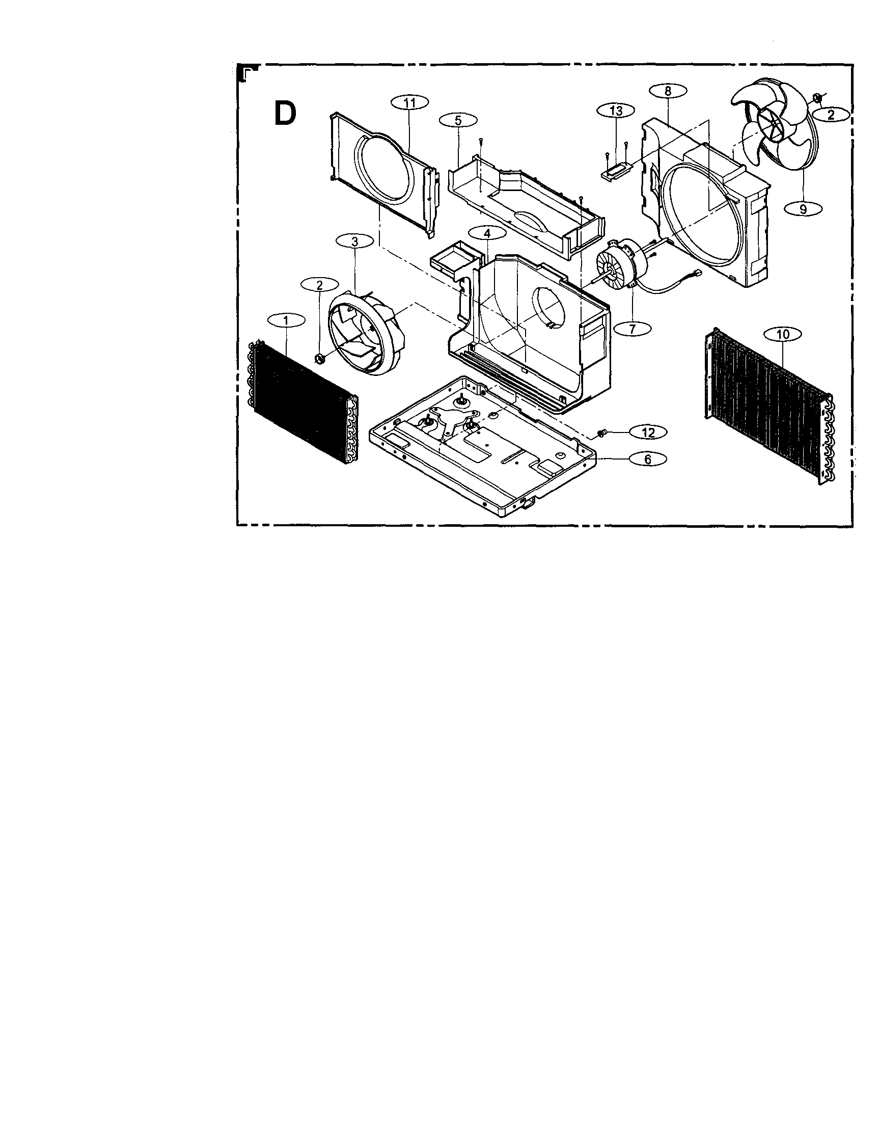 Motor/evaporator