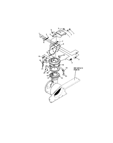 Remote discharge chute
