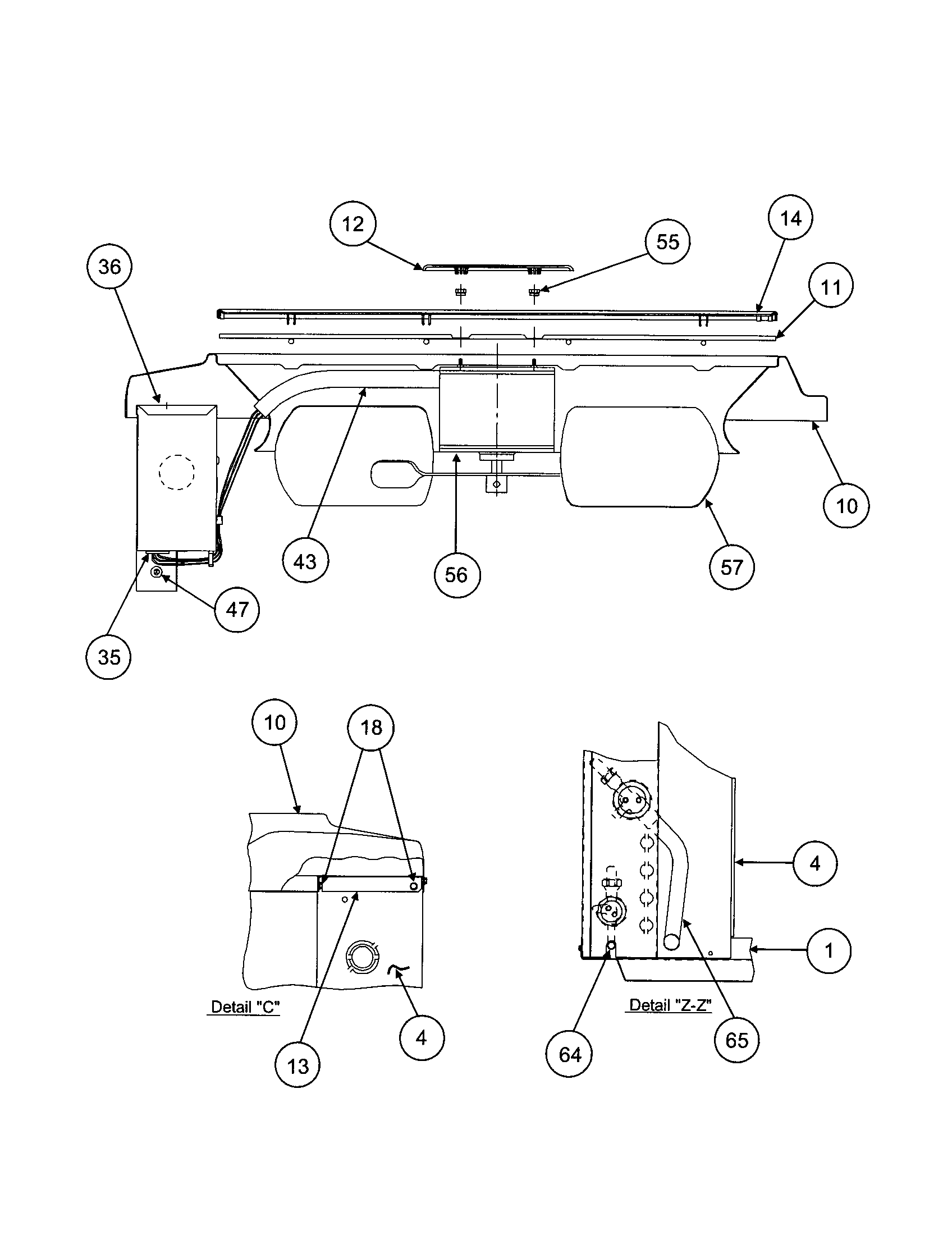 Blade, fan / base pan