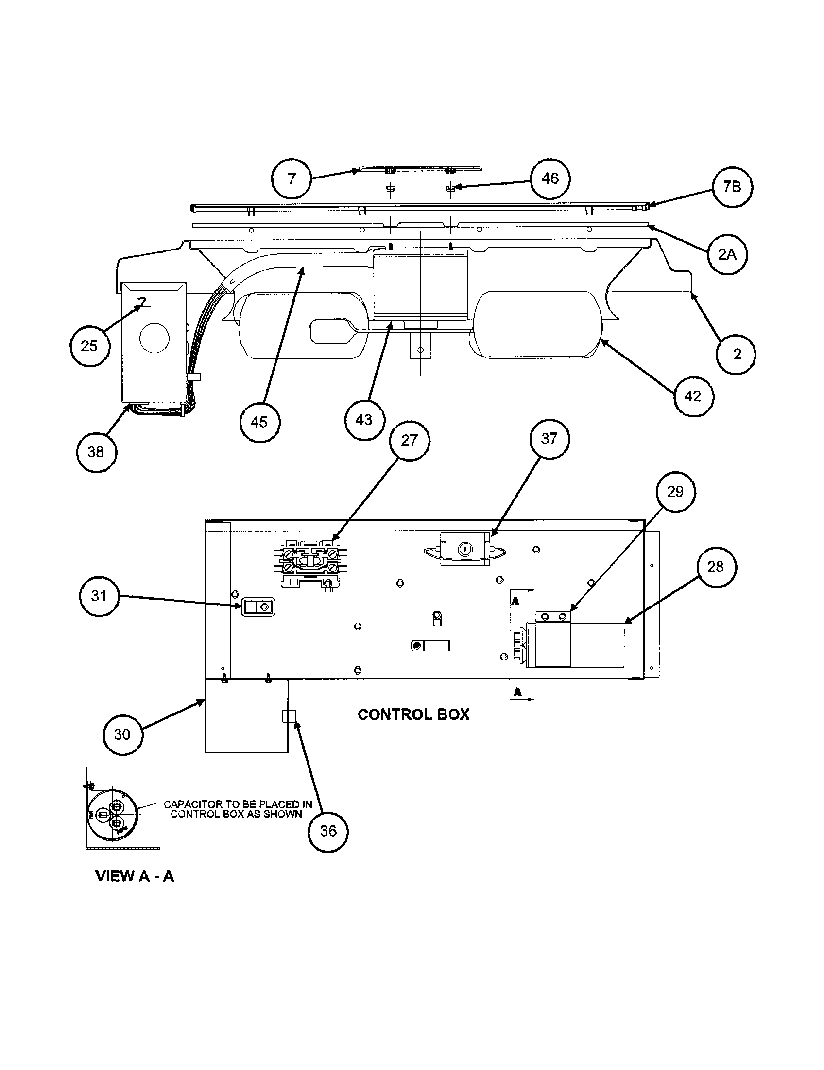 Fan blade / control box