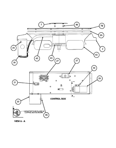 Fan blade / control box