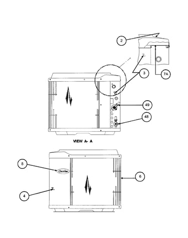 Inlet grille / service panel