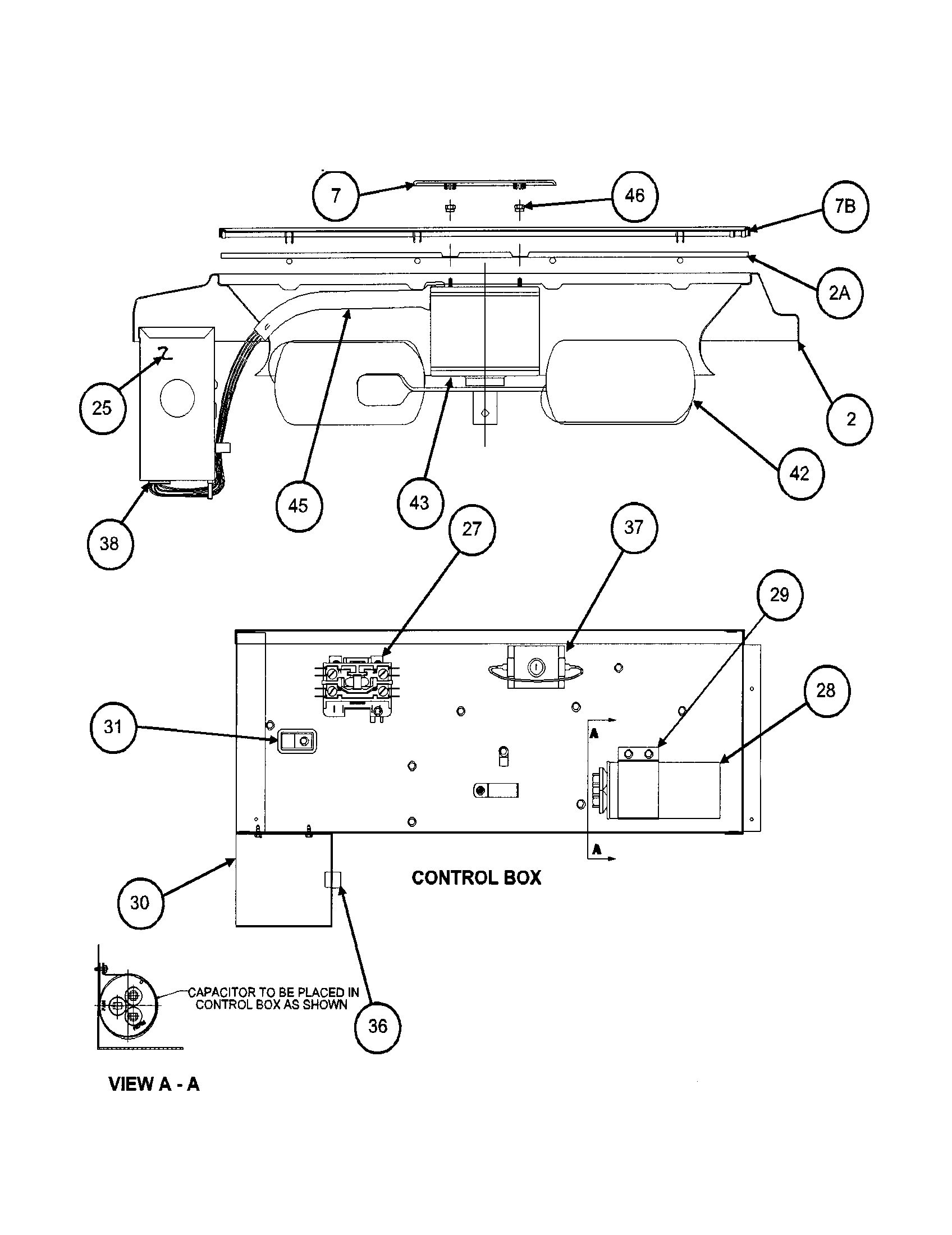 Fan blade / control box
