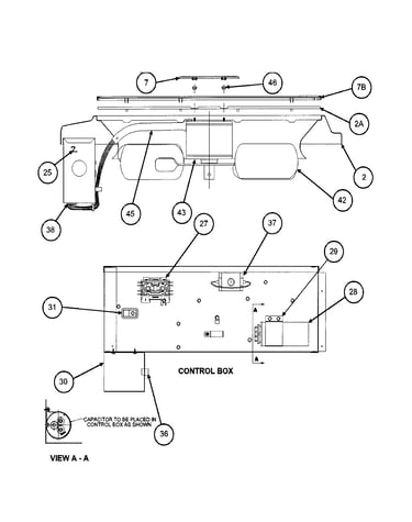Fan blade / control box