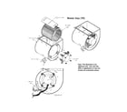 Carrier 58CTX13510016 blower assembly diagram