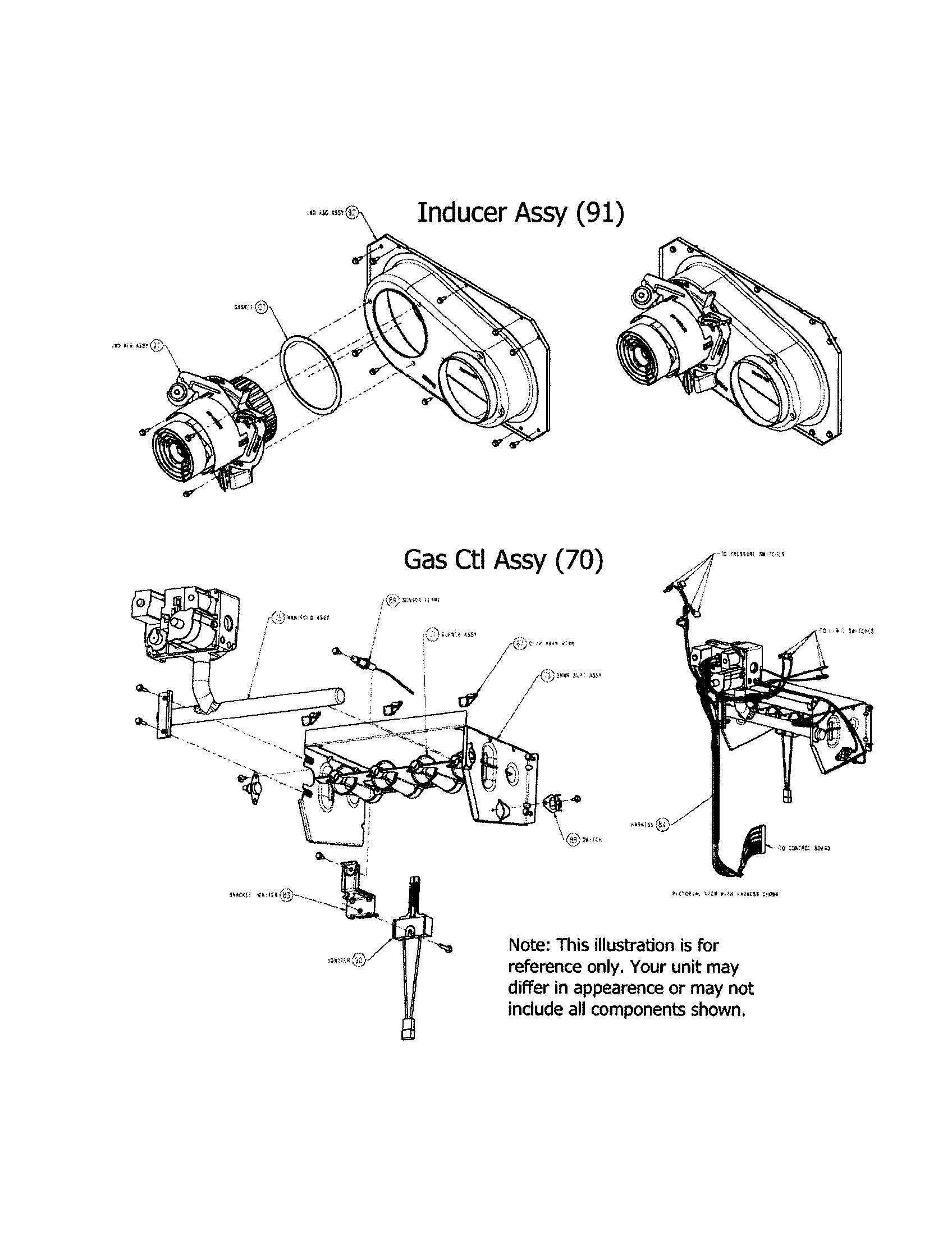 Inducer and gas control