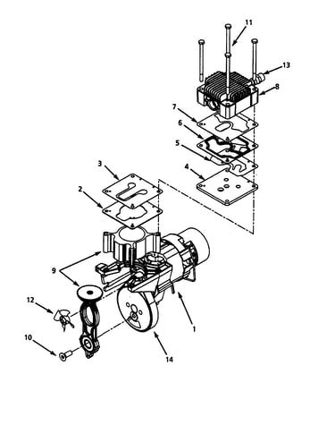 Motor/intake valve kit/ head