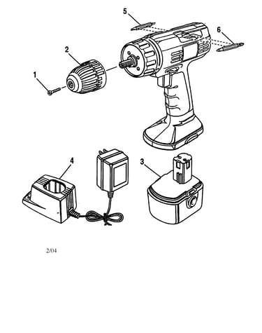 Battery/charger/chuck
