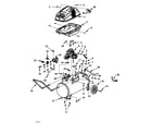 Campbell Hausfeld WL6511 top cover/pump/motor tank diagram