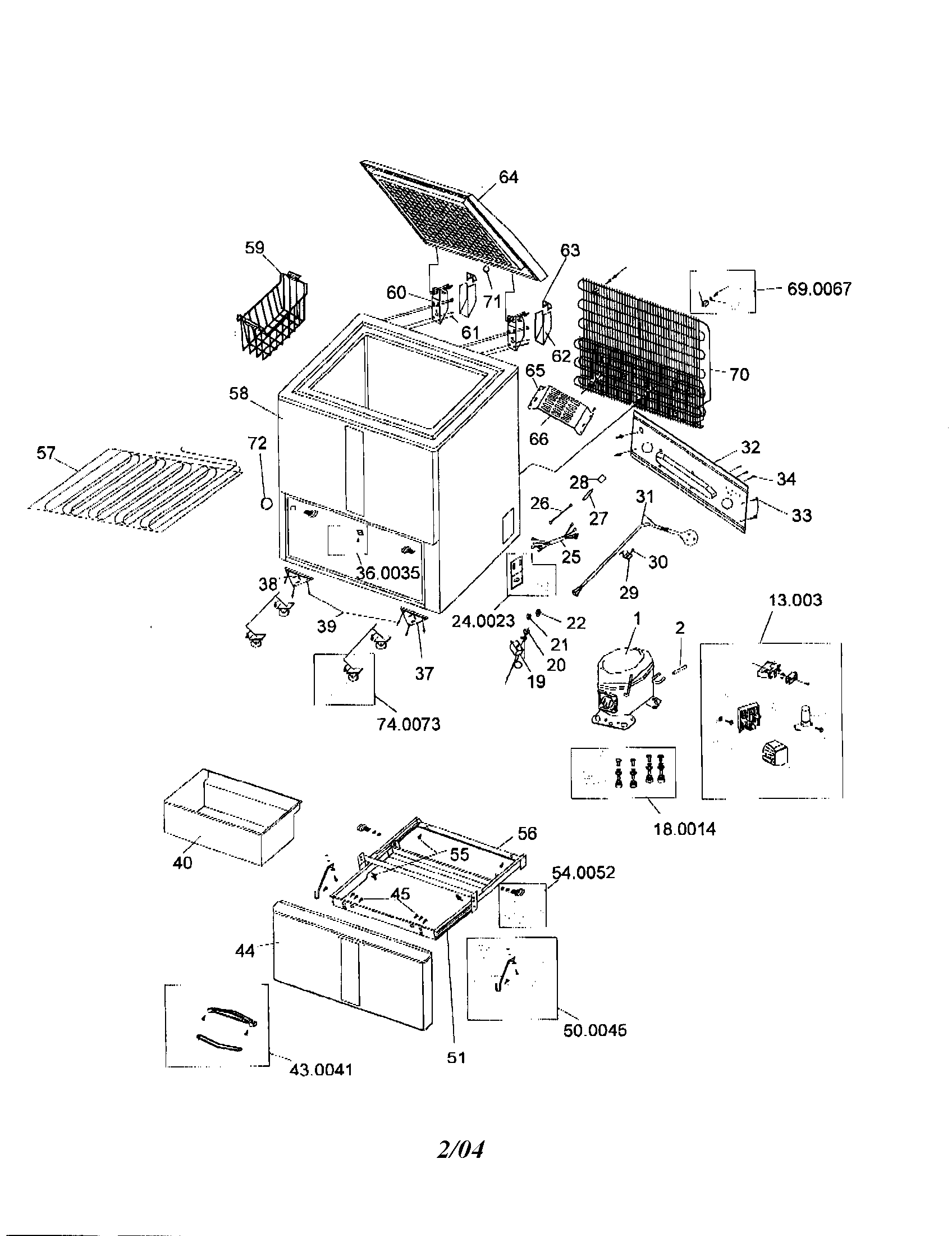 Chest freezer
