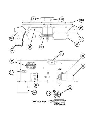 Control box / fan blade