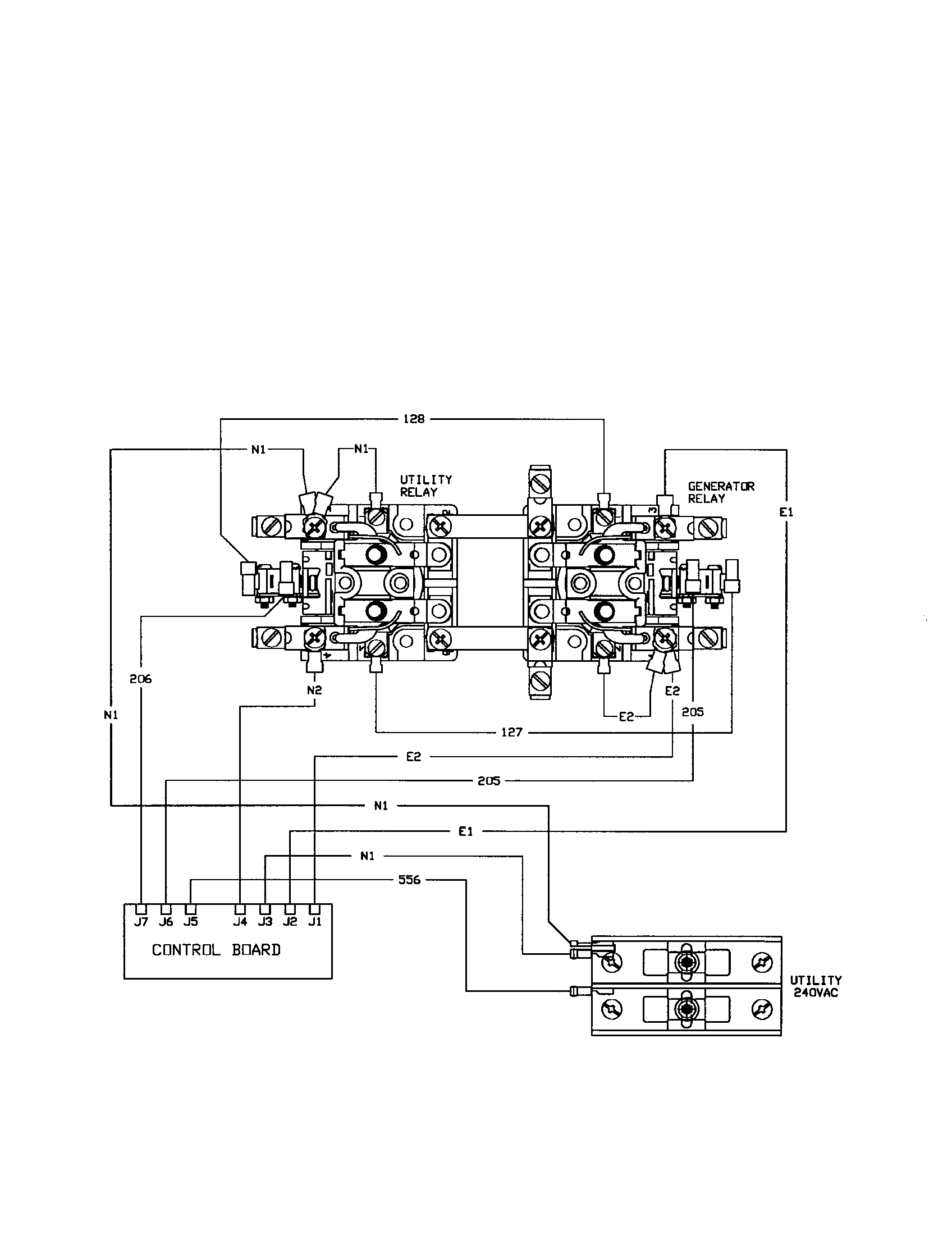 Transfer switch wiring diagram