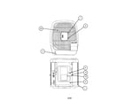 Carrier 38TZA018 SERIES330 outlet grille / top cover diagram