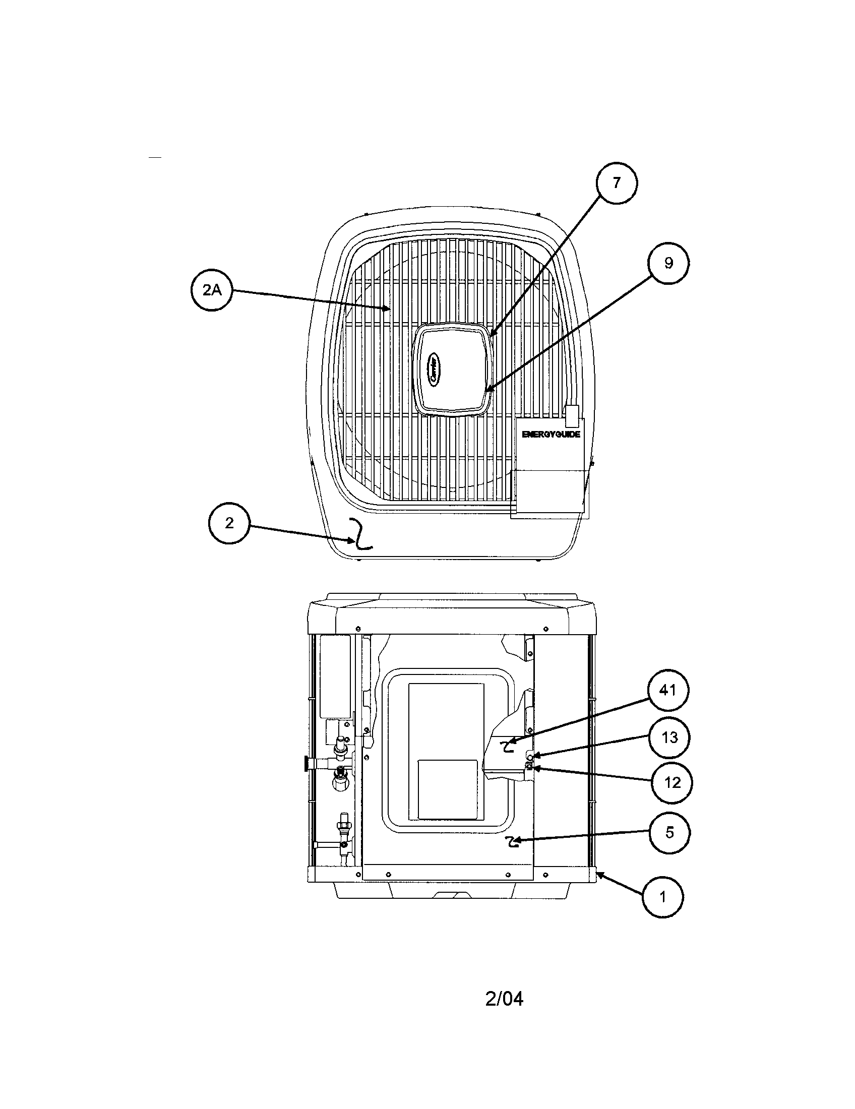 Outlet grille / top cover