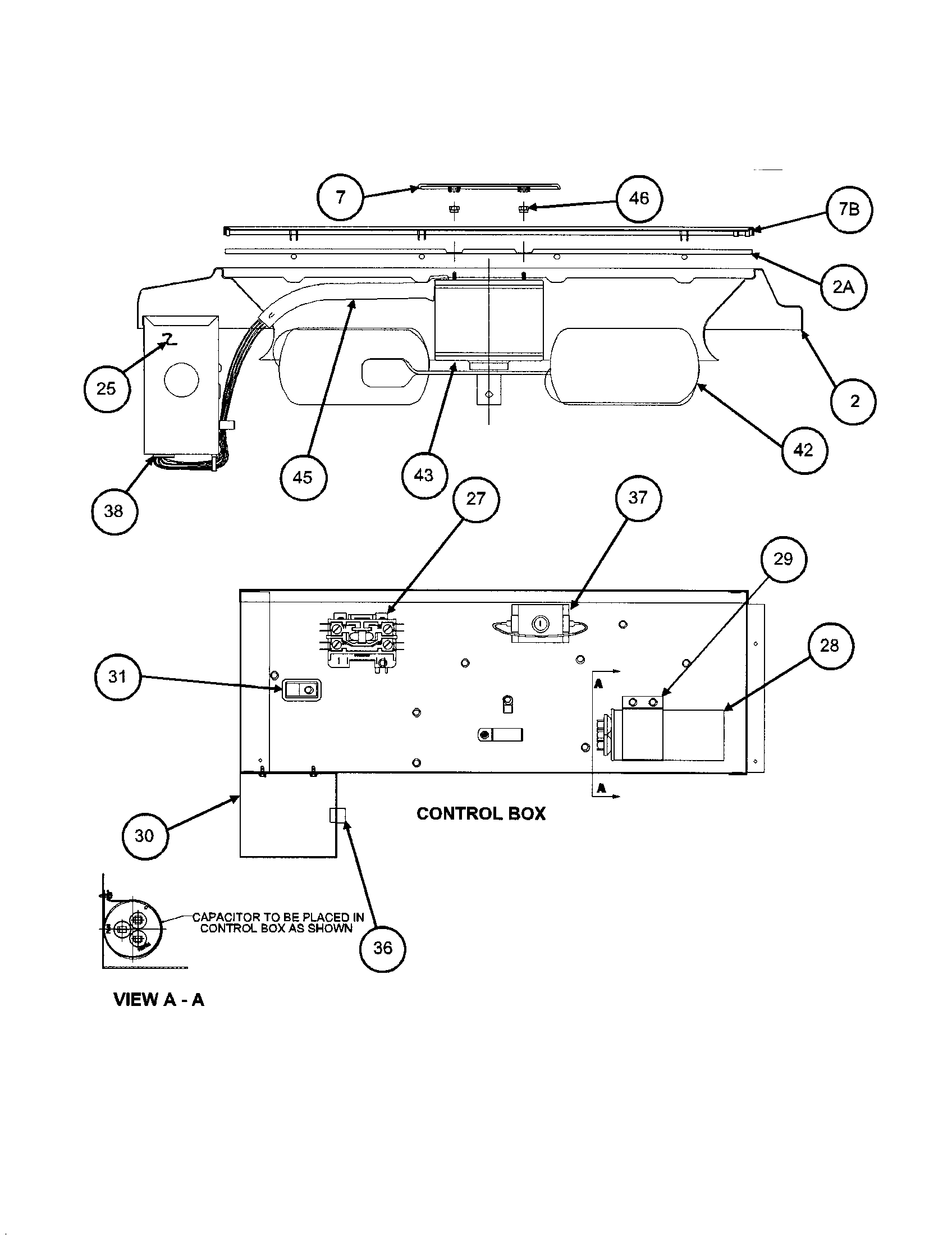 Control box / fan blade