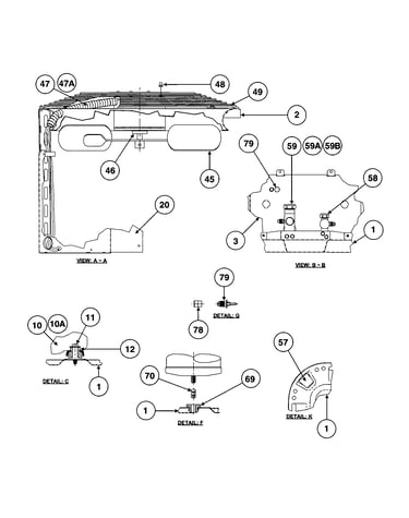 Service panel / base pan