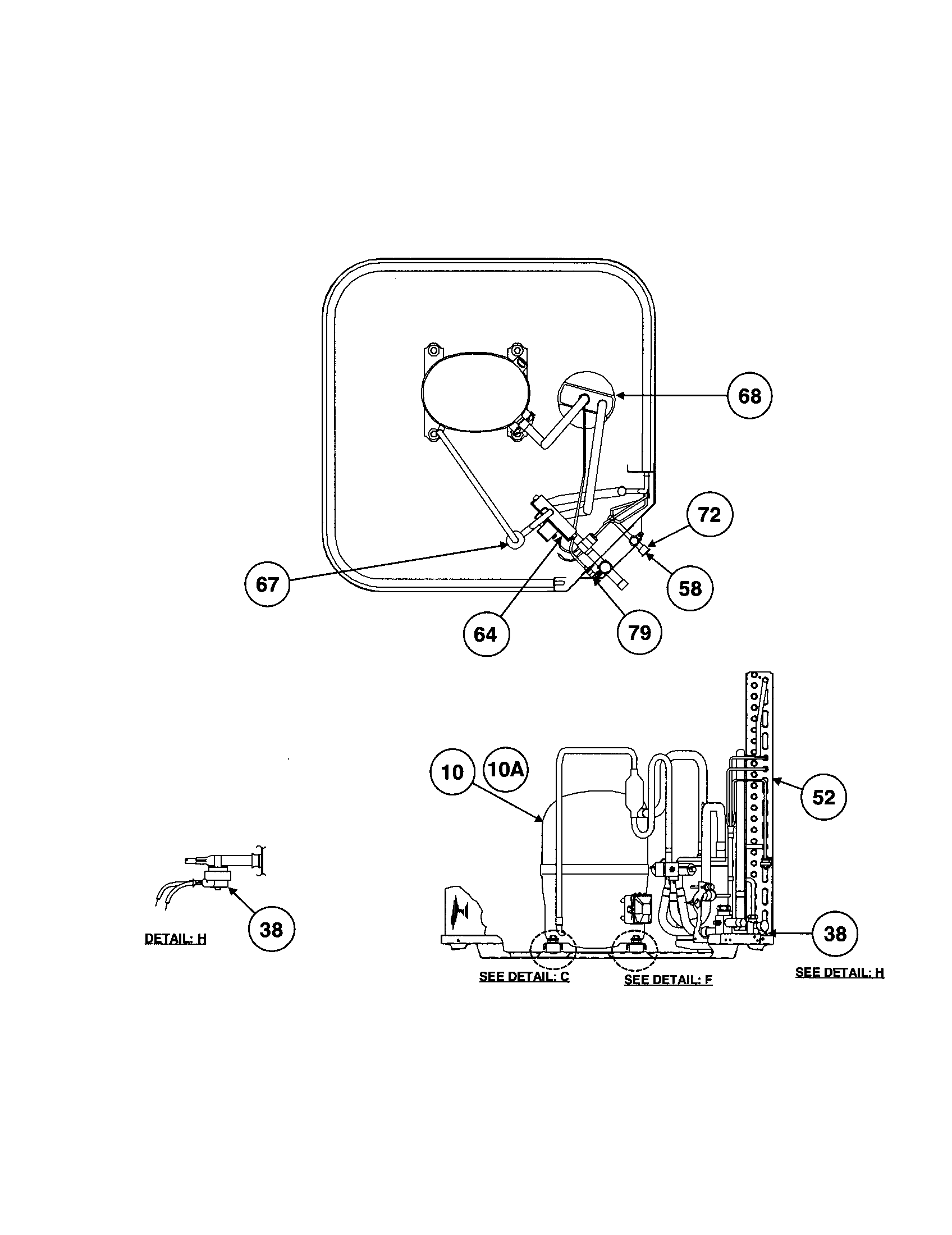 Compressor / condenser coil