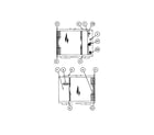 Carrier 38TKB024 SERIES330 inlet grille / service panel diagram