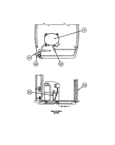 Compressor / condenser coil