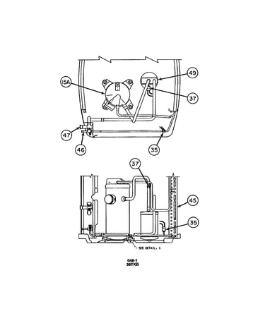 Compressor / condenser coil