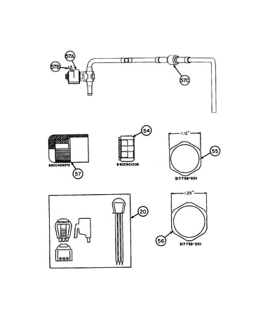 Stem-cap/compressor plug