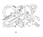 Proform 831294241 console/walking belt/handrail/motor diagram