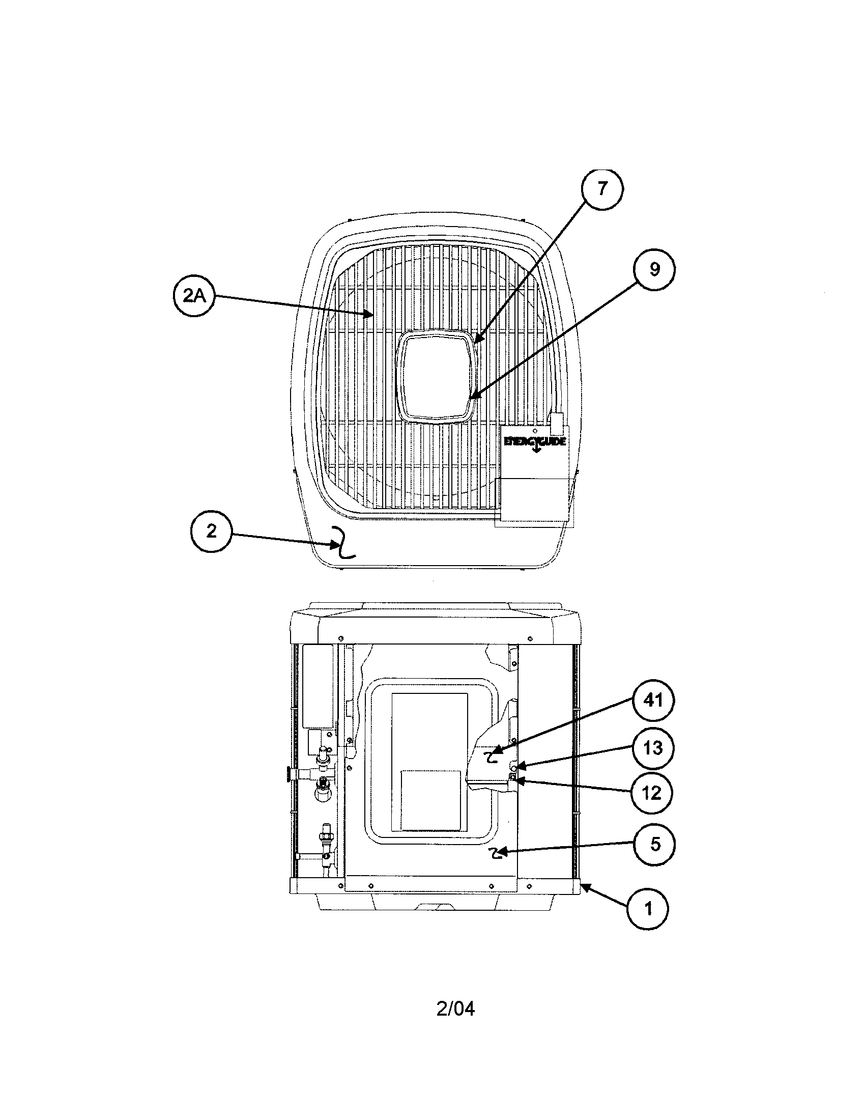 Outlet grille / top cover