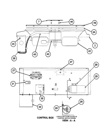 Control box / fan blade