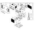 Panasonic HQ-2082UH compressor/accessories diagram