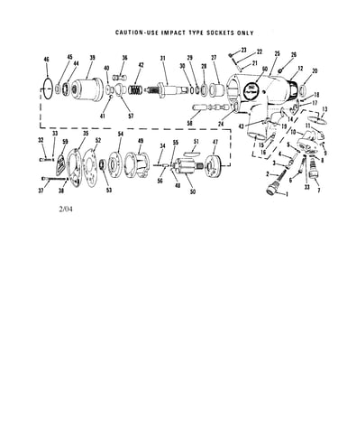 Impact wrench assembly
