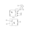 Carrier 38TZA024 SERIES330 inlet grille / service panel diagram