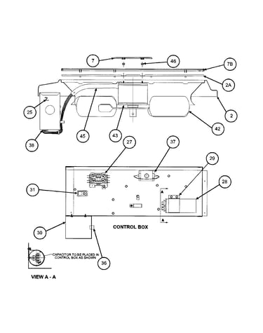 Control box / fan blade