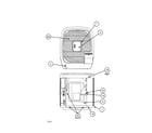 Carrier 38TDB036300 outlet grille / top cover diagram