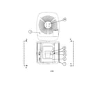 Carrier 38YKC030 SERIES320 outlet grille / top cover diagram