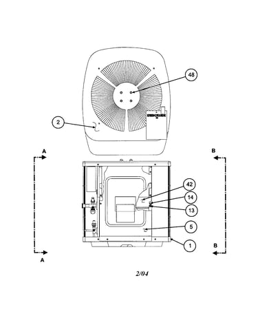 Outlet grille / top cover