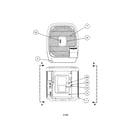 Carrier 38TRA030 SERIES330 outlet grille / top cover diagram