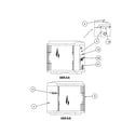 Carrier 38TRA030 SERIES330 inlet grille / service panel diagram