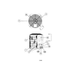 Carrier 38YCC024 SERIES350 outlet grille / top cover diagram