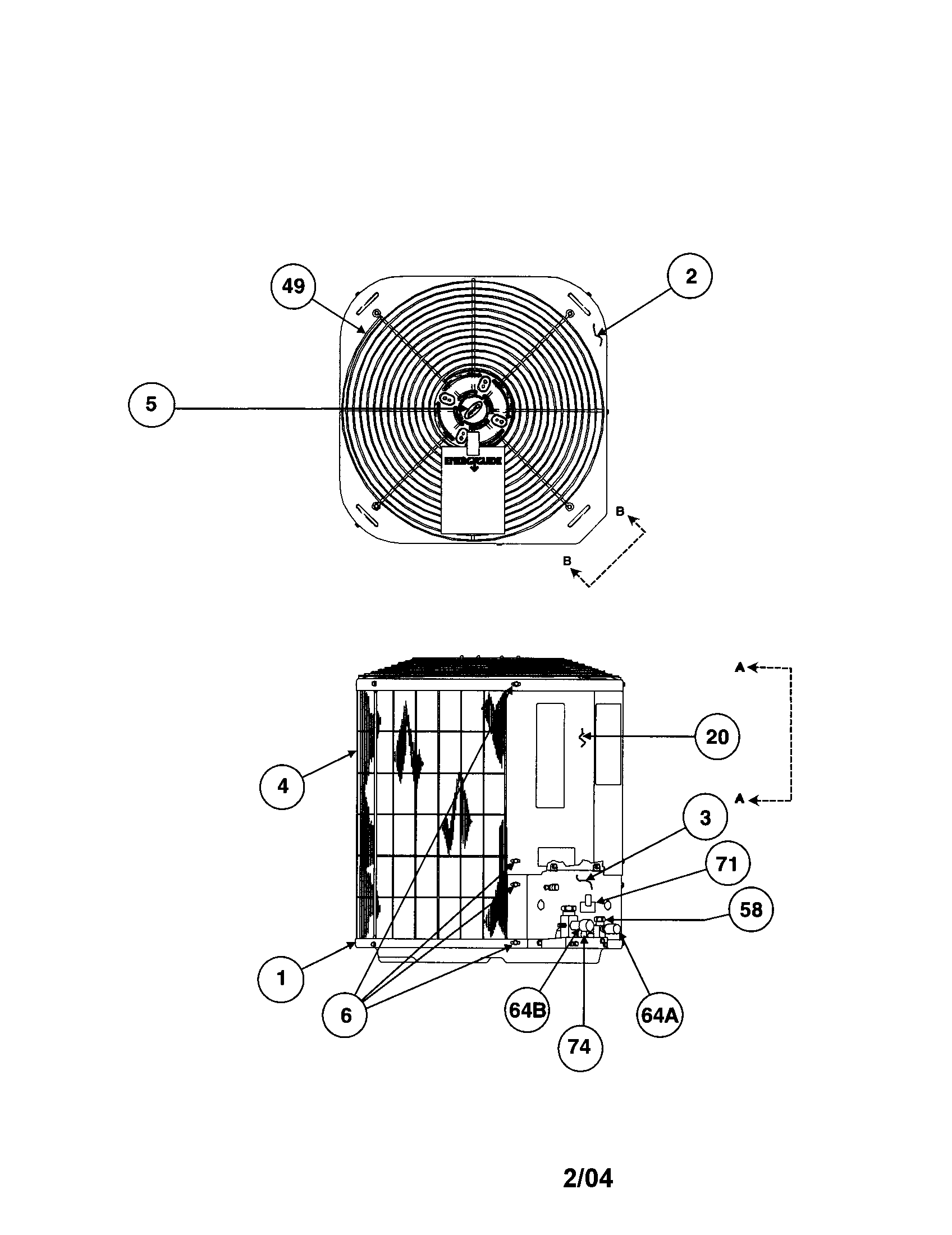 Outlet grille / top cover