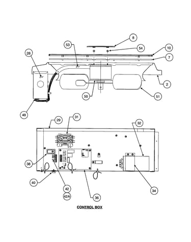 Control box / fan blade