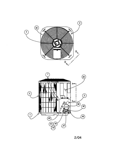 Outlet grille / top cover