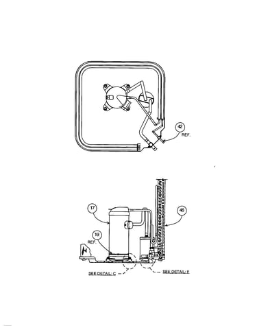 Compressor / condenser coil